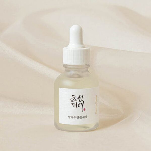 Beauty of Joseon Glow Deep Serum Rice + Alpha-Arbutin 30ml bottle, brightening serum with rice bran water and alpha-arbutin for fading dark spots and glowing skin