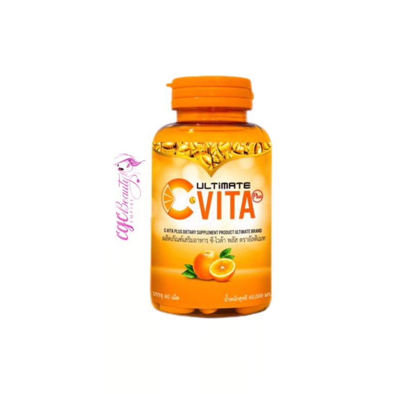 Ultimate C Vita Supplement for immune support, skin health, and daily energy boost.