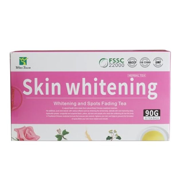 Pack of Skin Whitening and Spots Fading Tea 90g formulated to brighten skin and fade dark spots naturally.