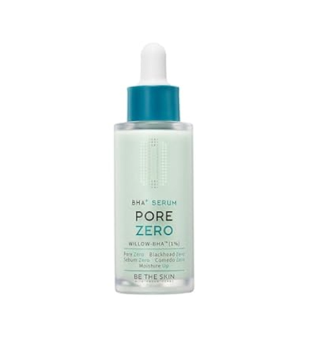 Be The Skin BHA+ Pore Zero Serum 30ml bottle designed to exfoliate, unclog pores, and refine skin texture.